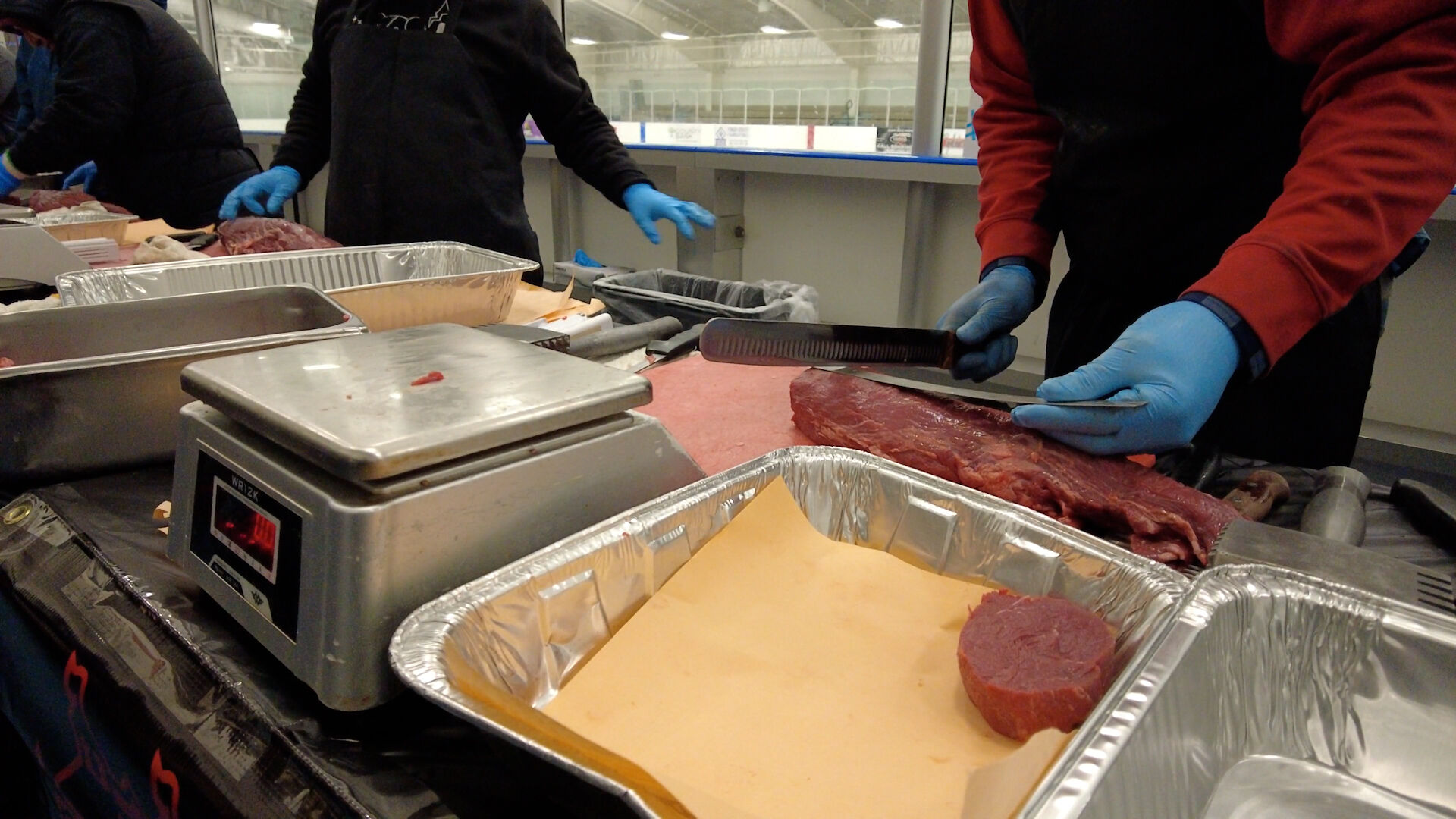 Slicing Through the Competition: Meat Cutters Battle It Out in