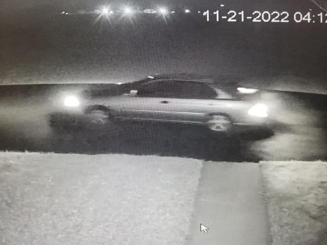 Arson suspect vehicle