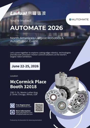Laifual Drive to Exhibit Precision Motion Control Solutions at Automate 2026, North America's Largest Robotics Event