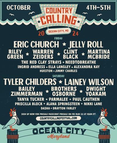 Country Calling Lineup