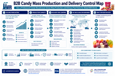 How a Professional Candy Manufacturer Solves Mass Production and Delivery Pain Points for Global B2B Clients