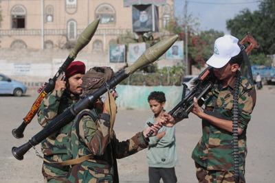 Photos show Houthi rallies, fighters and daily life inside Yemen.