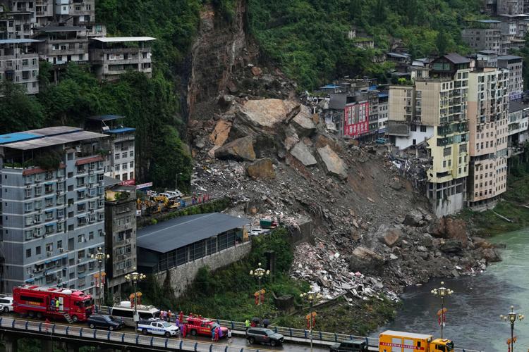APTOPIX China Landslide