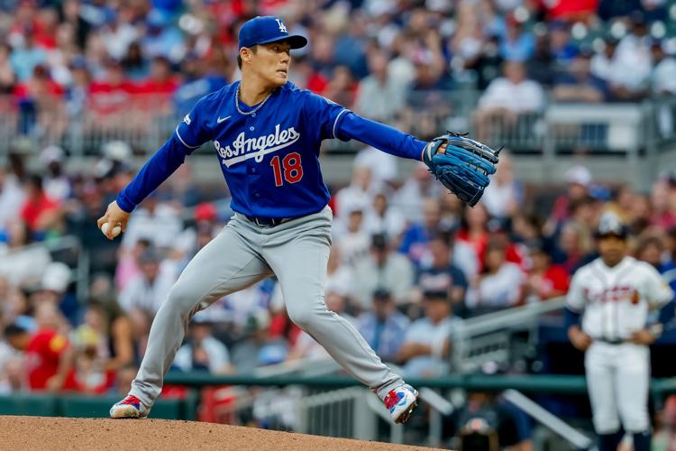 Dodgers Braves Baseball