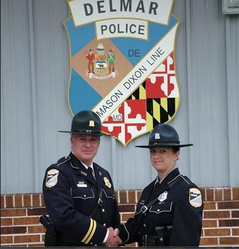 first female police offcr delmar