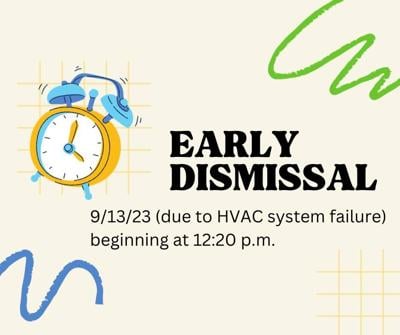 Crisfield High School Early Dismissal
