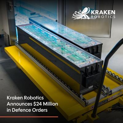 Kraken Robotics Announces $24 Million in Defence Orders