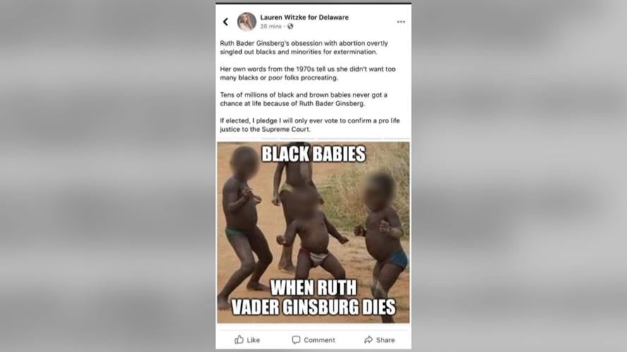 Delaware U.S. Senate Candidate Won't Apologize Following Backlash Over Ginsburg Meme Shared on Campaign Page