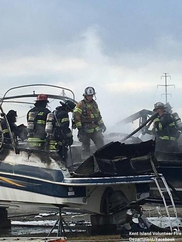 Officials Investigating Marine Fire in Kent Island