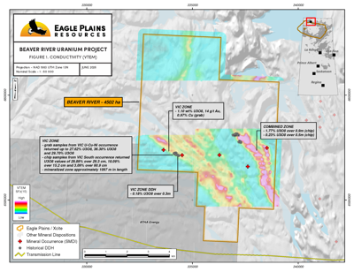 Eagle Plains and Xcite Define Prospective Geophysical Trends at Beaver River Uranium Project, SK