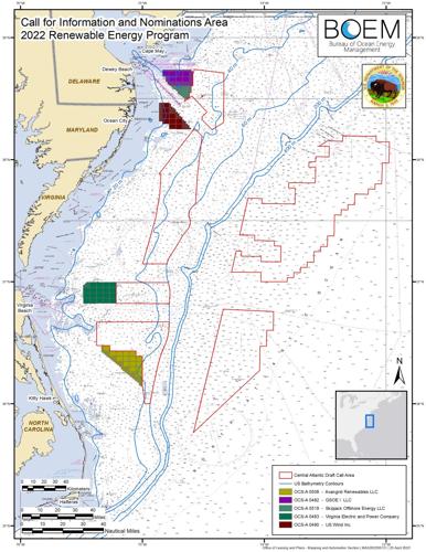 Offshore WInd Lease Map