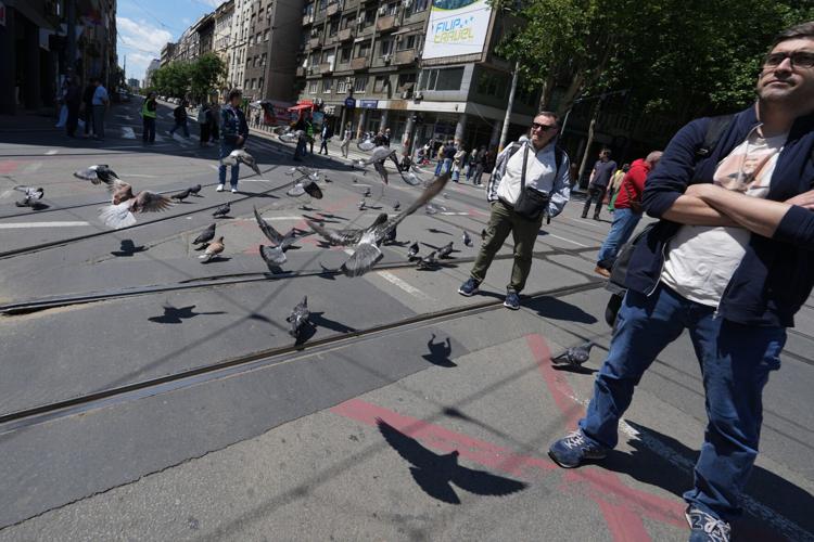 Serbia Students Rally