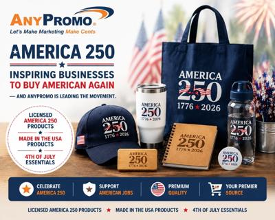 America 250 Is Inspiring Businesses to Buy American Again and AnyPromo Is Leading the Movement