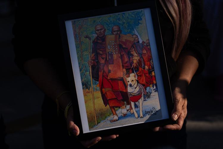 Walk for Peace Buddhist Monk