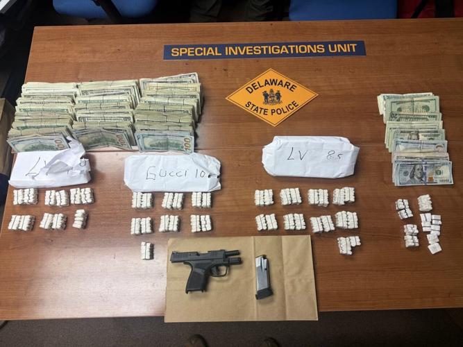 Contraband recovered during the search of Rodriguez’s residence in Seaford, Delaware