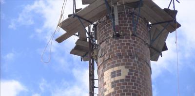 Cambridge Packing House Smokestack Restoration Complete