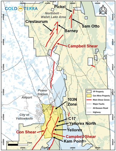 Gold Terra Adds 595,000 Inferred Ounces within 5.1 Million Tonnes grading 3.64 g/t Au on the Con Mine Zone 103N in an Updated 2026 Mineral Resource Estimate, Yellowknife, NWT