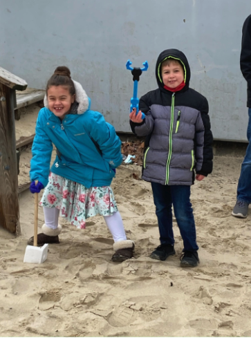 Students Cleaning Up