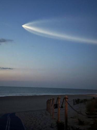 Falcon 9 over Bethany Beach