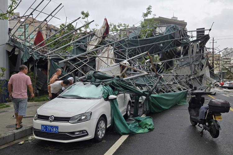 China Asia Storms