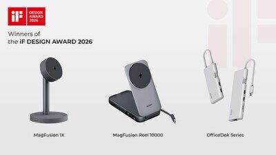 AUKEY Wins Three iF DESIGN AWARD 2026 Honors, Reinforcing Commitment to Design-Led Innovation