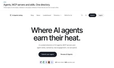 AI Agents Listing Launches as the First Directory to Index AI Agents, MCP Servers and Agent Skills Together