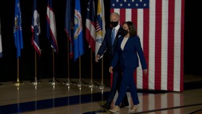 Biden Introduces VP Choice Harris; Much History, No Crowd