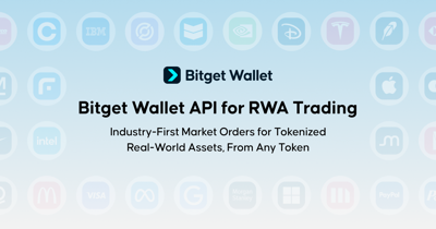 Bitget Wallet Opens Tokenized Stock and RWA Trading to API Partners