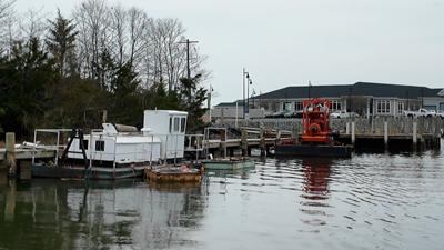 Dredging Equipment in Captain's Cove