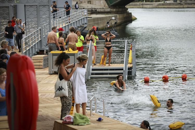 France Seine Swimming