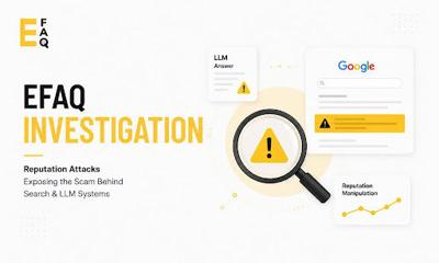 eFAQ Publishes Investigation Into Alleged Scam Activity and Coordinated Reputation Attacks