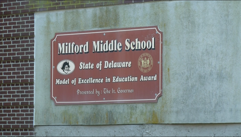 Milford Middle School Sign