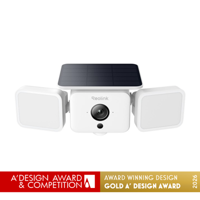Reolink Solar Floodlight Cam by Reolink Innovation Limited Wins Gold A' Design Award