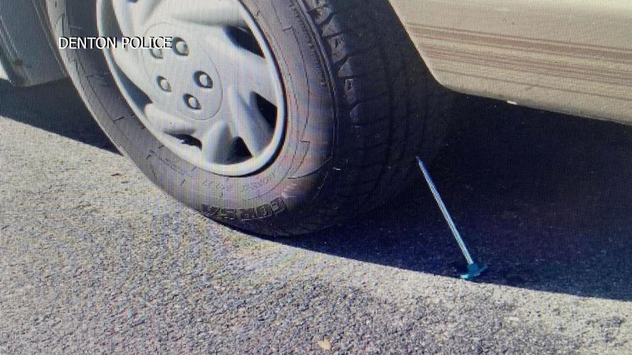 Tent Stakes Are Being Wedged Underneath Cars In Denton