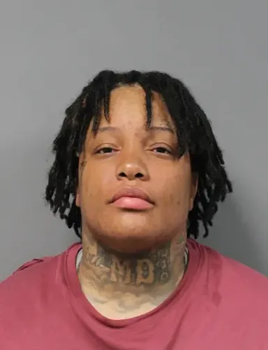 Booking photo of Shadaira Harris, accused of robbing a Dover Wendy's