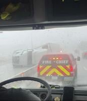 Tractor Trailer Overturns on Choptank River Bridge