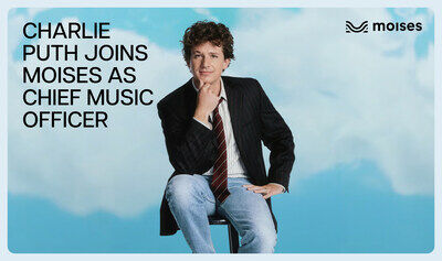 Charlie Puth Joins Moises as Chief Music Officer to Shape the Future of Music Technology