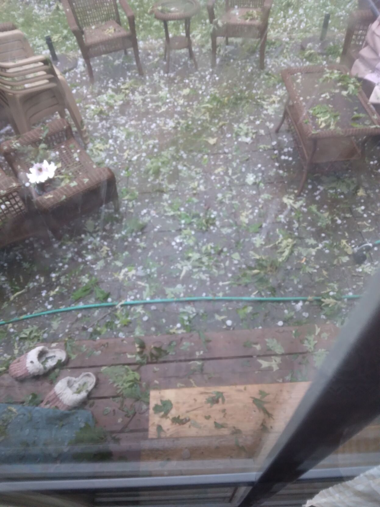 Hail in East New Market