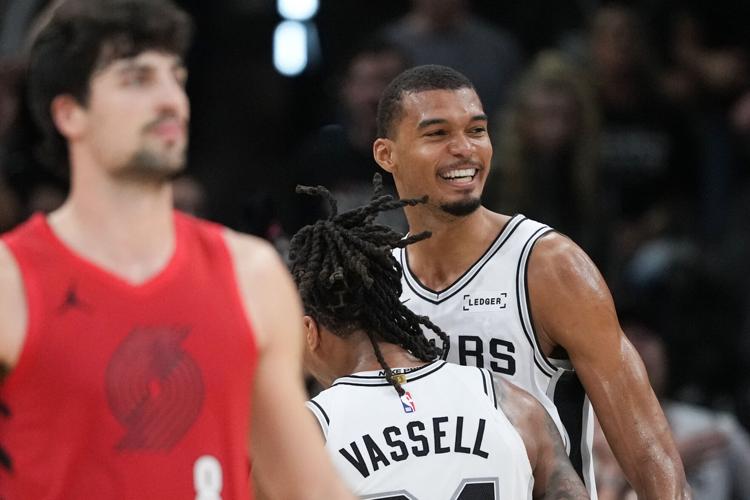 Trail Blazers Spurs Basketball
