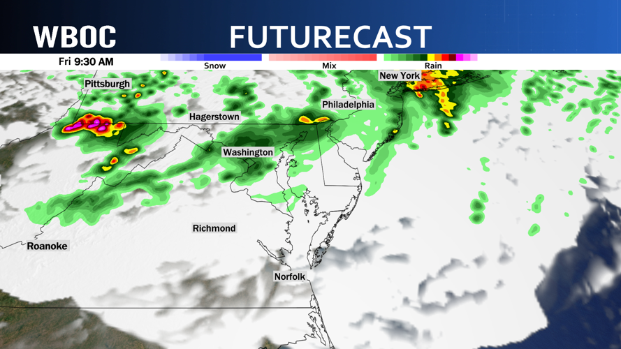 Morning Showers / Storms Possible