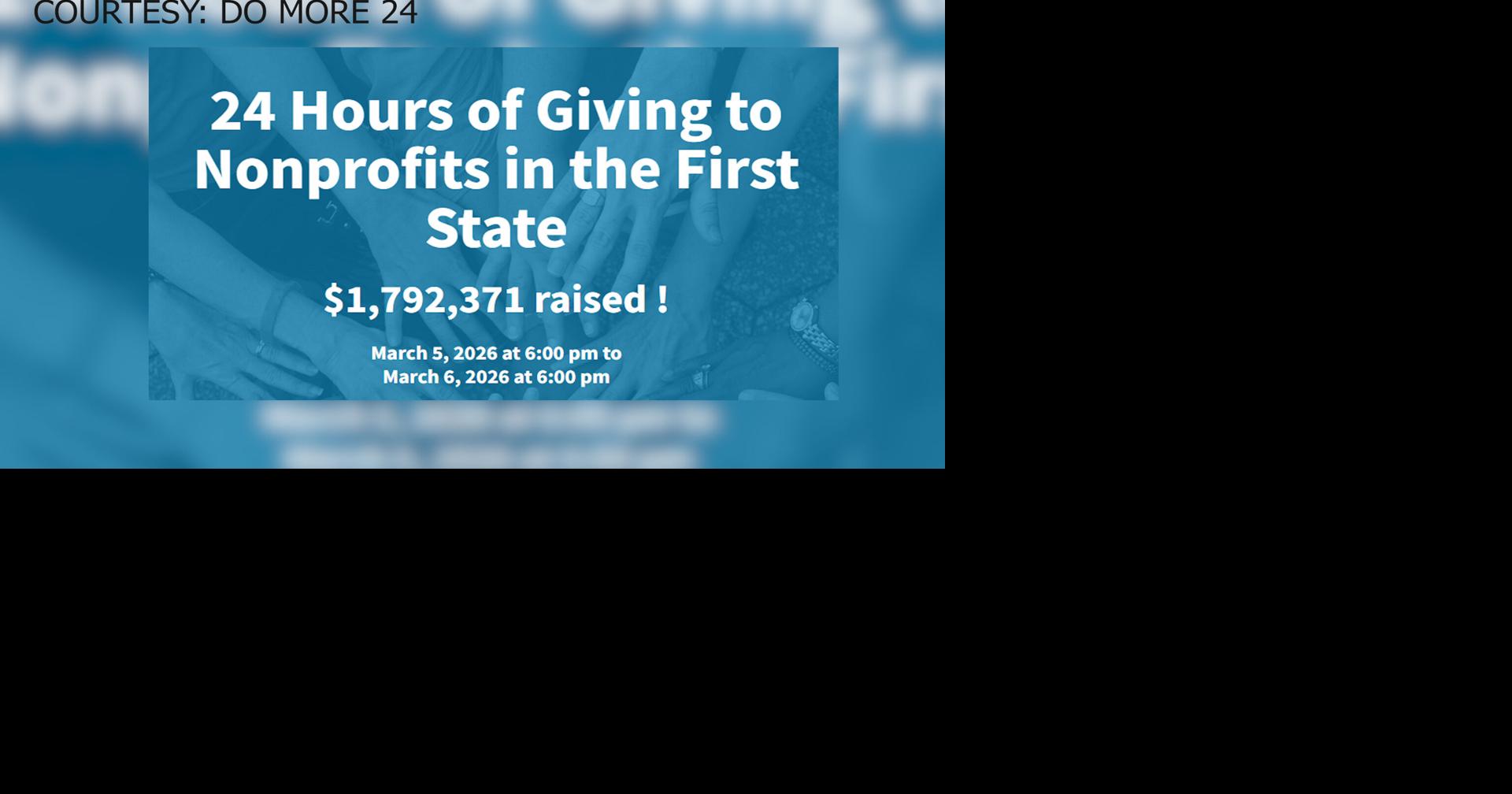 Do More 24 Delaware raises $2.4 million for local nonprofits