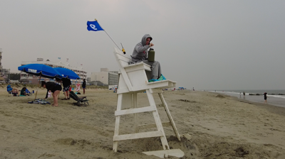 Lifeguard on Rehoboth Beach