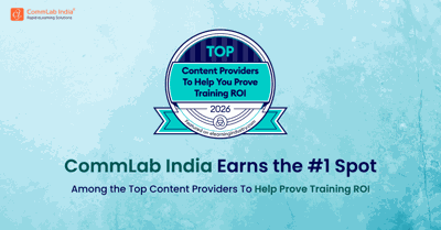 CommLab India Ranks #1 Among the Content Providers to Help Prove Training ROI