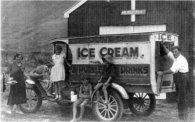 Old Ice Cream Wagon