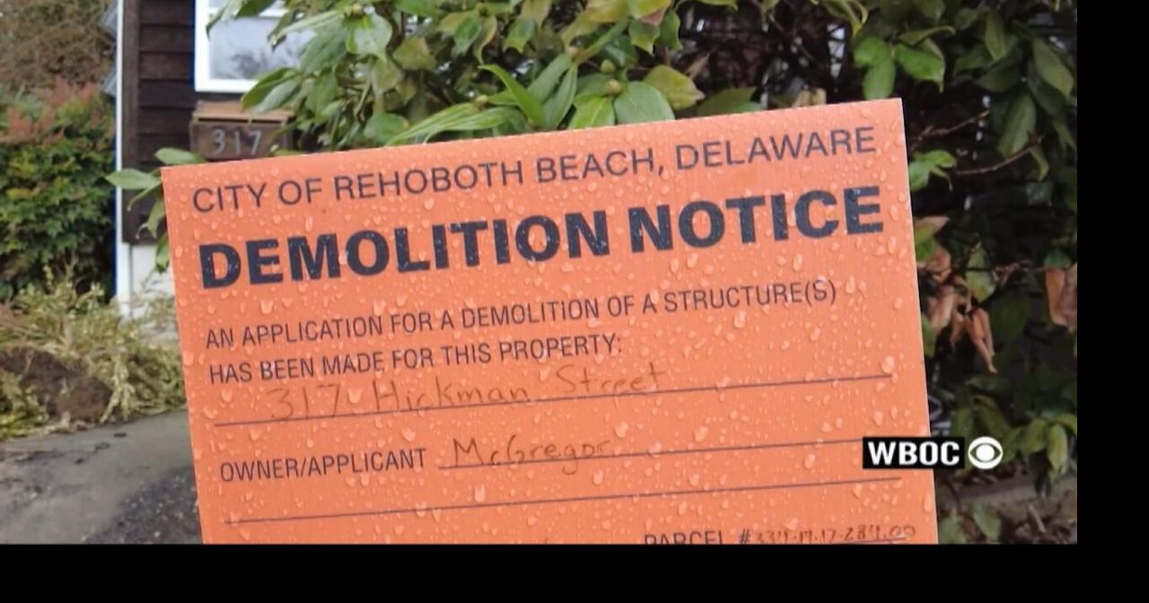 Dozens of Homes and Commercial Properties in Rehoboth Beach Torn Down Latest News