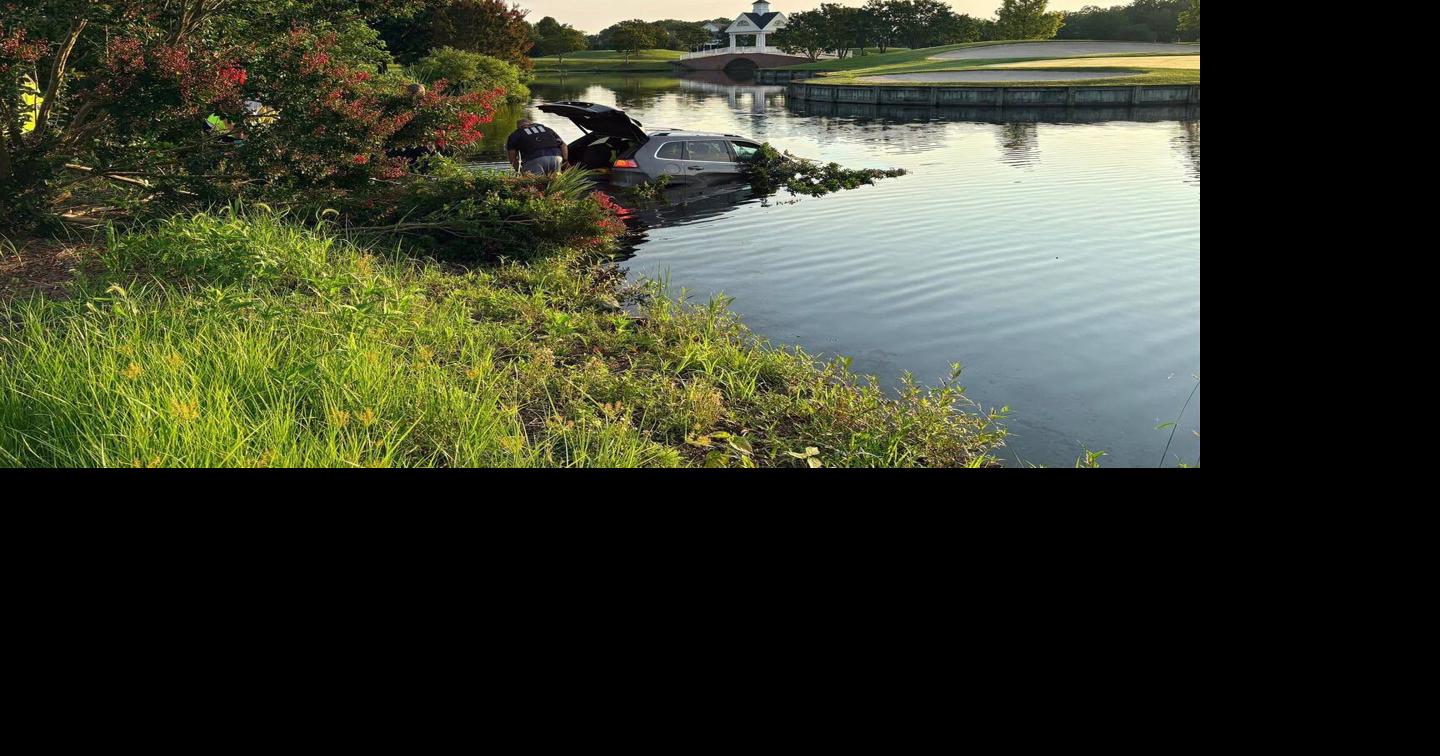 One hospitalized after vehicle crashes into pond near Baywood in Sussex County