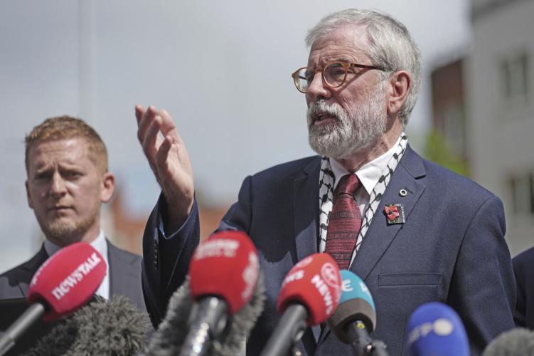 Britain BBC Gerry Adams