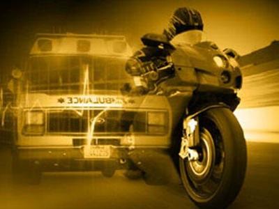 Motorcycle crash