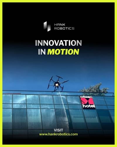 Hank Robotics Named 2026 U.S. Chamber of Commerce CO-100 Tech Innovator for Drone Commercial Cleaning and Building Maintenance