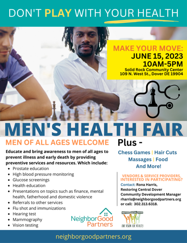 Men's Health Fair Coming to Dover